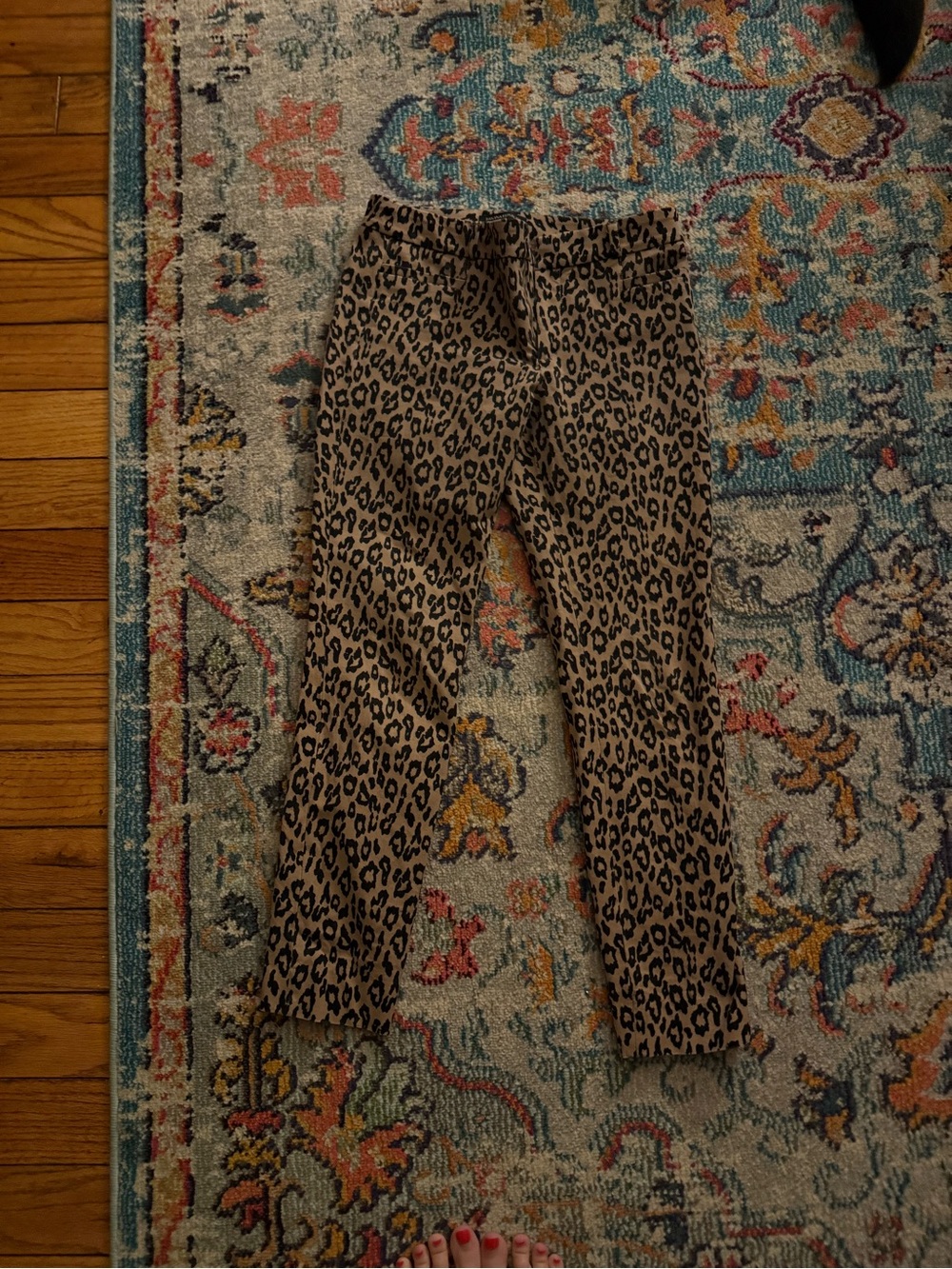 Banana Republic Sloan Leopard Print Pants